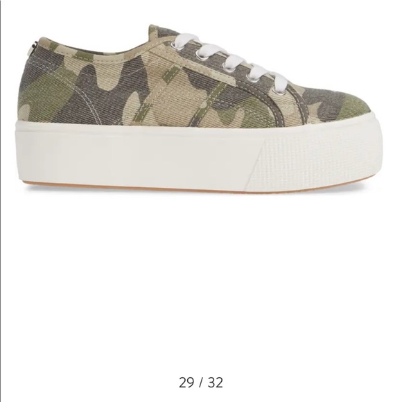 Steve Madden Emmi Camo Sneaker Size 10 (9-9.5) - Picture 3 of 9